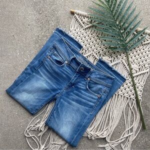 American Eagle Kick Crop Jeans Size 0